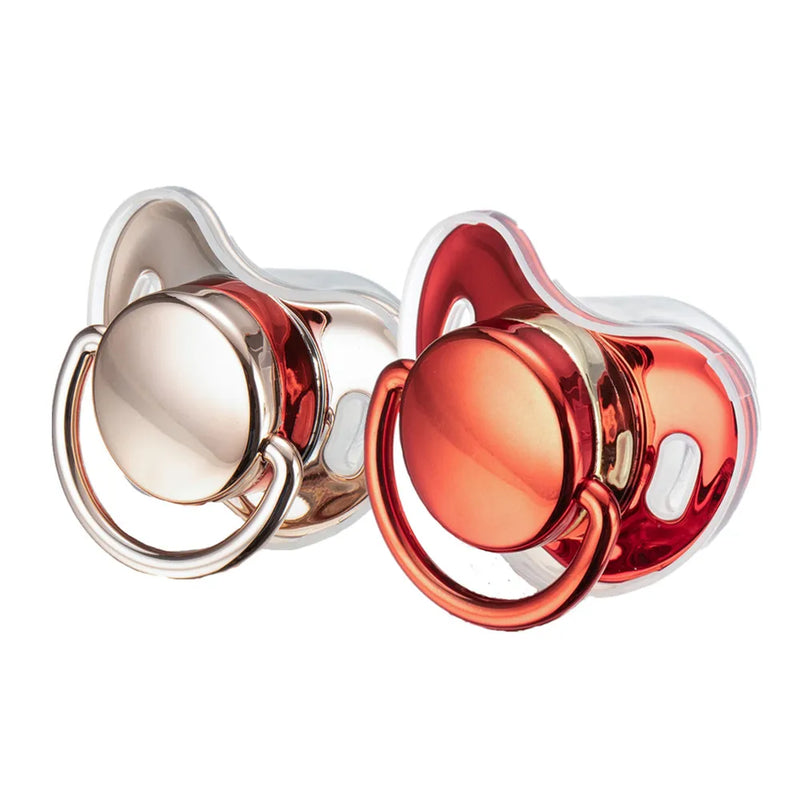 Luxurious Rose Gold Pacifier Set