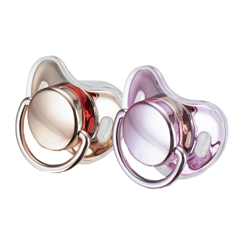 Luxurious Rose Gold Pacifier Set