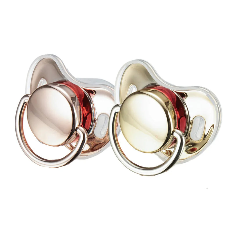 Luxurious Rose Gold Pacifier Set