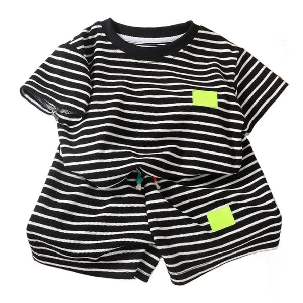 Stripe Kids Outfit Set