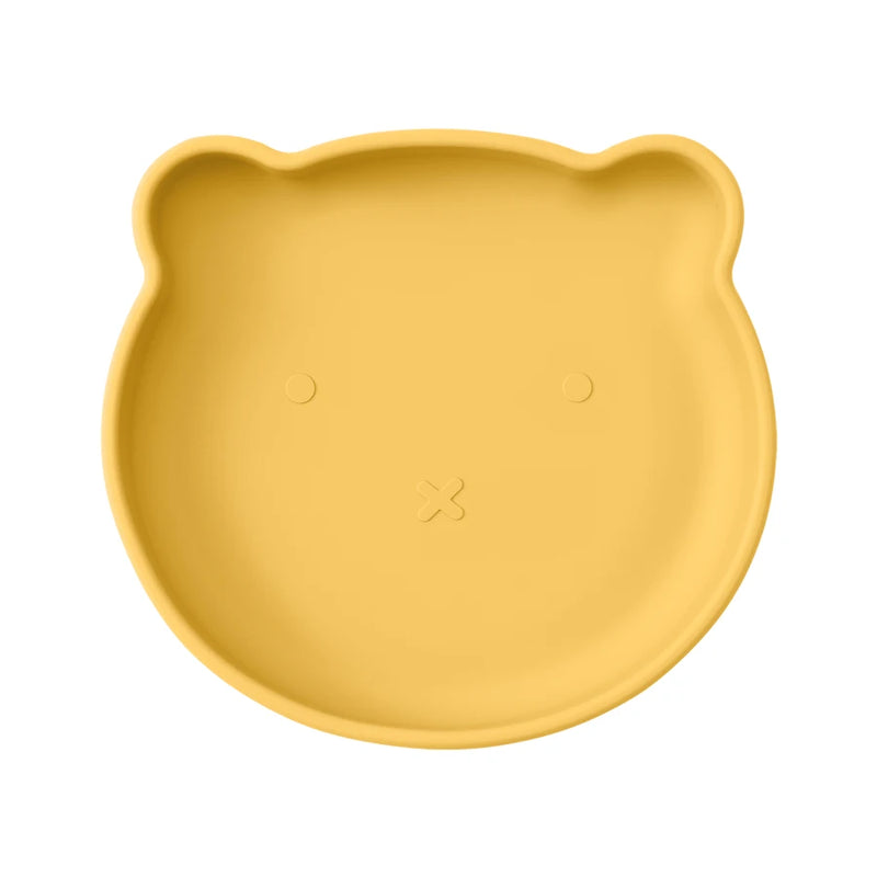 Silicone Bear-Shaped Baby Plate