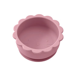 Lion-Shaped Silicone Baby Bowl