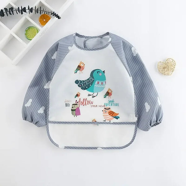 Waterproof Cartoon Baby Eating Smock