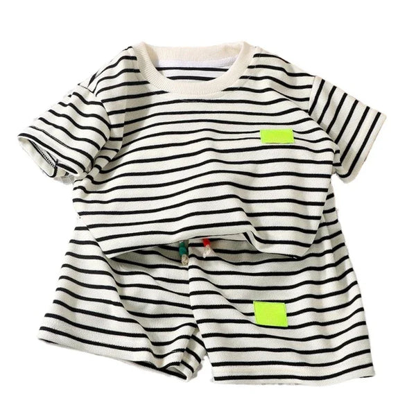 Stripe Kids Outfit Set