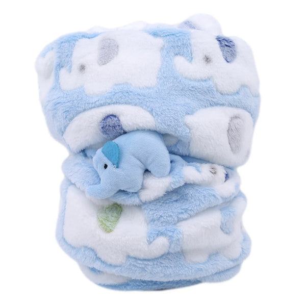 Elephant Cartoon Baby Blanket