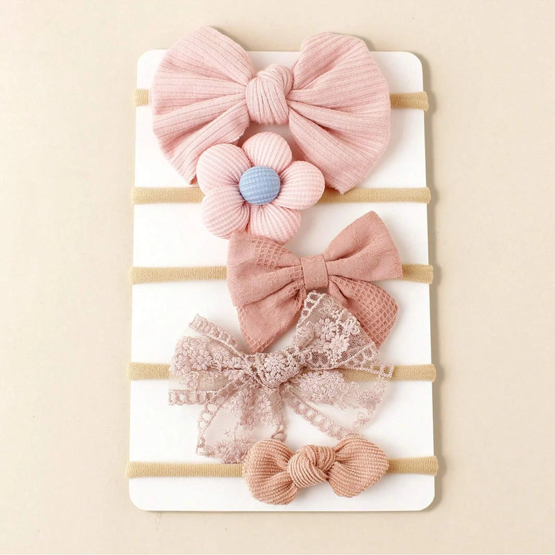 Floral Baby Headband Set