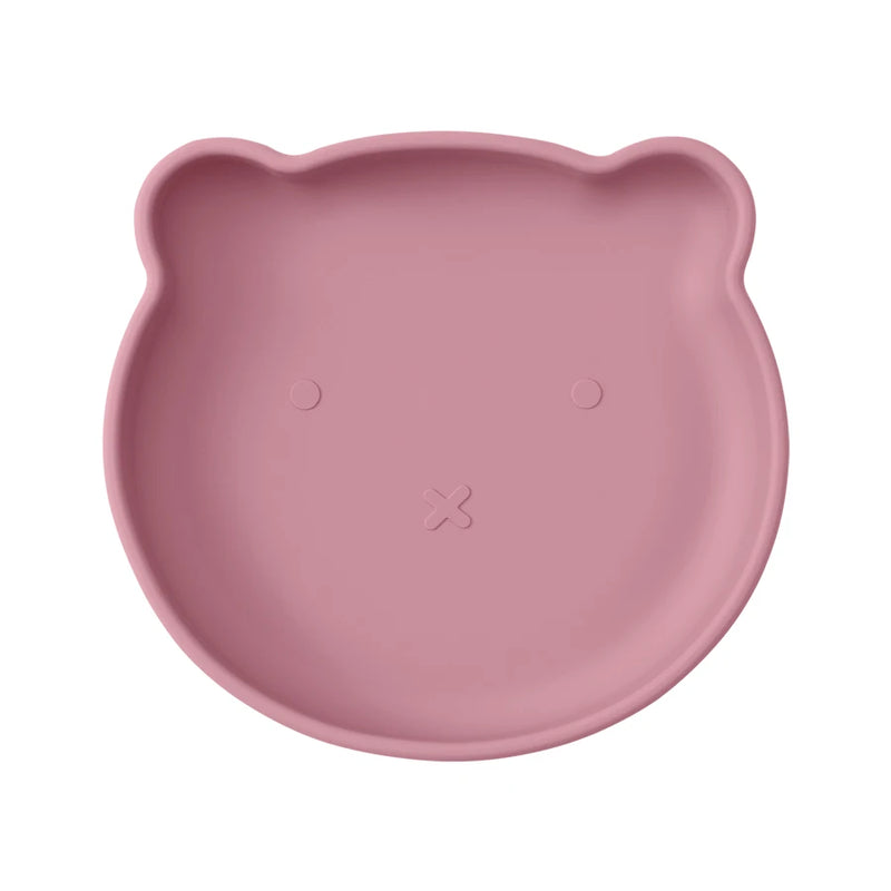 Silicone Bear-Shaped Baby Plate