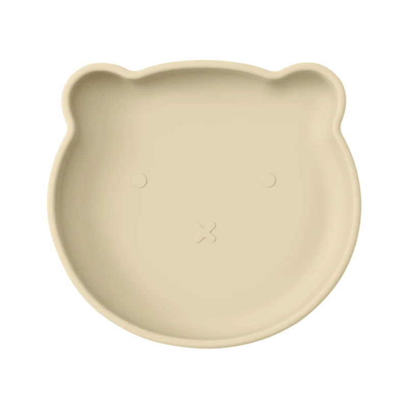 Silicone Bear-Shaped Baby Plate